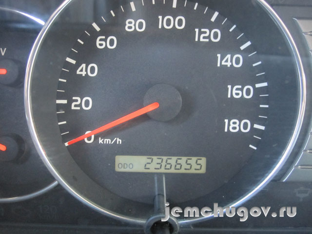 Корректировка одометра Toyota Land Cruiser 100 2005