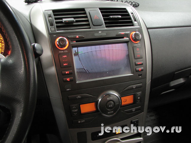 Штатная навигация Toyota Corolla 2007