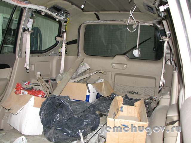 Разобранный салон LC Prado 120