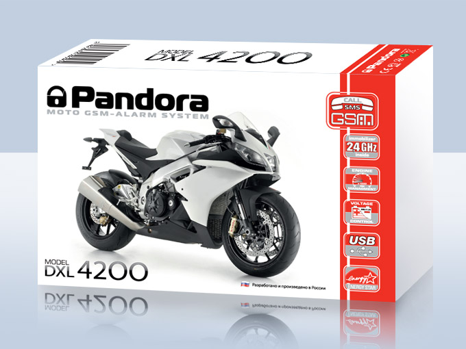 сигнализации для мотоциклов Pandora DXL 4200